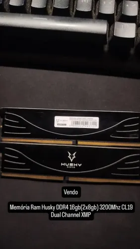 Memória Ram Husky Gaming 16gb(2x8gb) DDR4 3200mhz