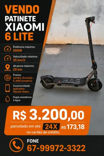 Patinete Xiaomi 6 lite