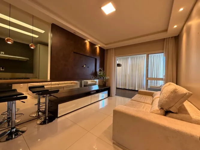 Apartamento mobiliado 3 suítes no centro de Chapecó com 2 vagas