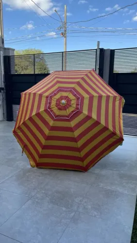 Guarda Sol Com Varal Central em Alumínio