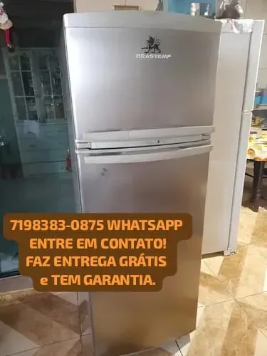 Geladeira INOX Funcionando ENTREGO GRÁTIS