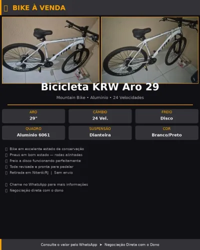 BIKE ARO 29 KRW