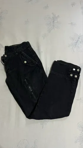 Calça Preta Vintage Old School 