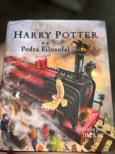 Harry Potter e a pedra filosofal versão ilustrada