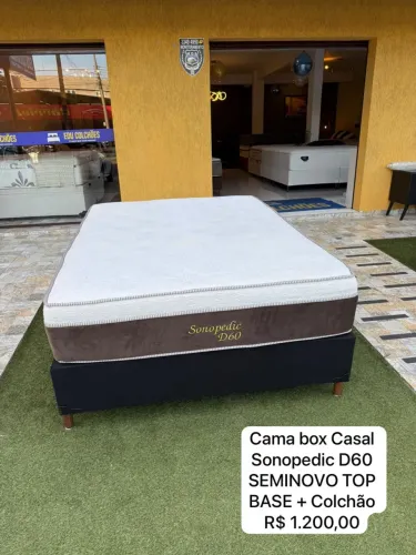 Cama Box Casal SEMINOVO com ENTREGA 