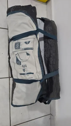 Barraca Camping impermeável 3 lugares com forro de chuva