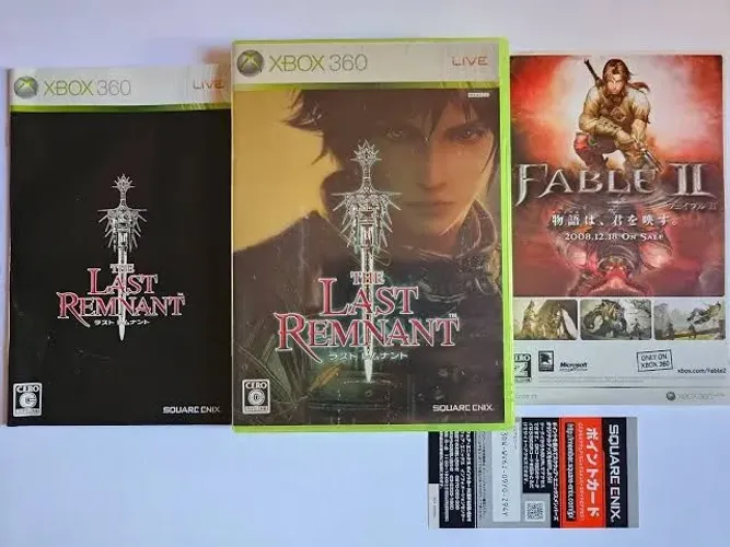 Raro The Last Remnant Square Enix + Premium Sound Track | Xbox 360 |JP