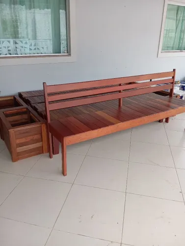 Banco grande para área externa T 2,20cm 