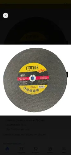 Disco para policorte de 14x 1/8x 3/4 marca Elite