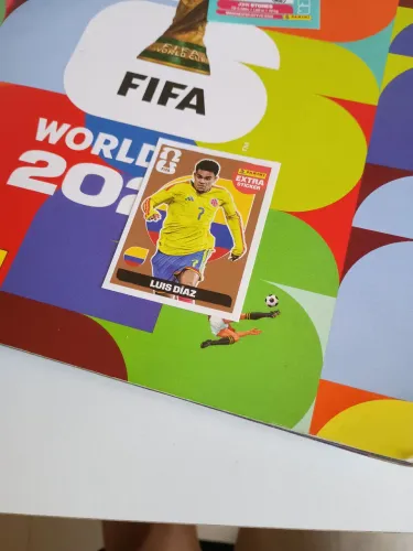 Figurinha Luiz Díaz Bronze Legend  - Álbum da copa de 2026  