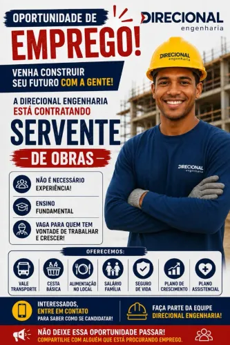 SERVENTE de obras