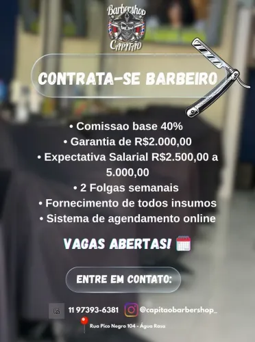 Vaga de barbeiro 