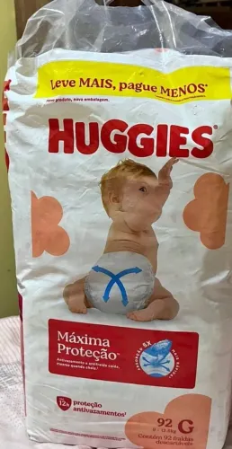 Fralda Huggies 92 unidades G