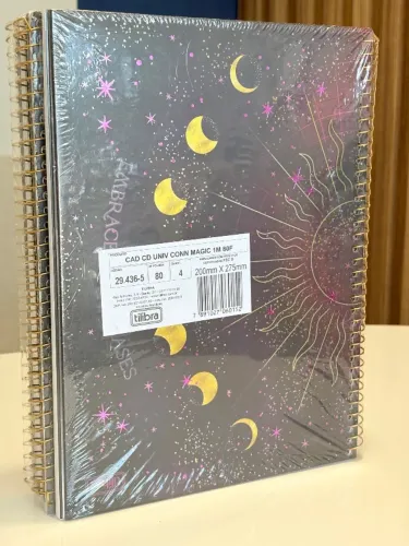 Kit 4 Cadernos Tilibra Capa Dura 80 Folhas Novos