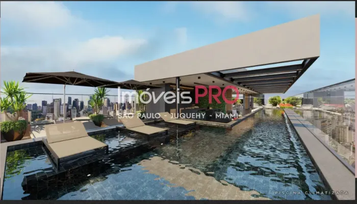 Obra-prima com soluções sofisticadas e localização privilegiada. Vista livre, andar alto,