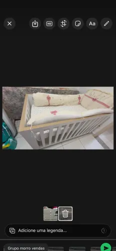 Vendo berço com cômoda