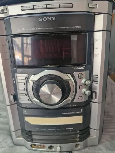 Mini systen MHC - GN990 - funcionando, necessita de reparos ou para retirar peças -parcelo