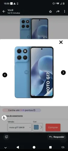 Celular moto g17