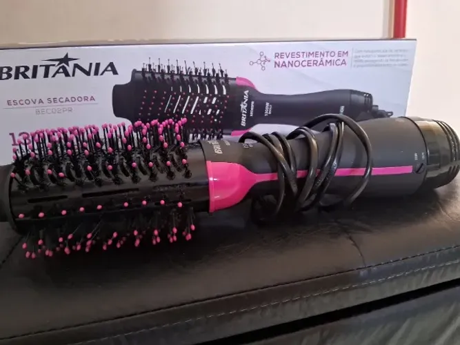 Escova de cabelo elétrica