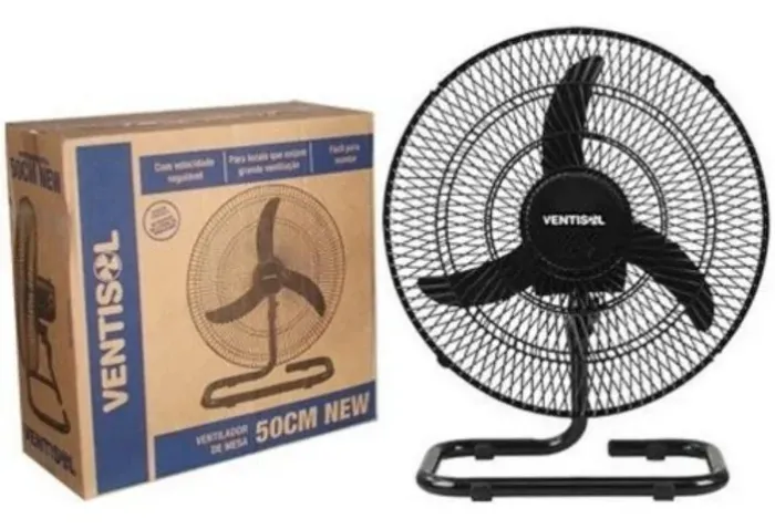ventilador de mesa reforçado ventisol 50cm 279,90 a vista
