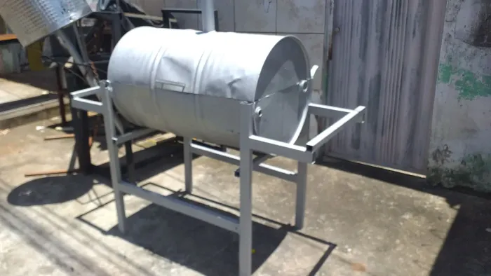 Churrasqueira de tambor de 200L