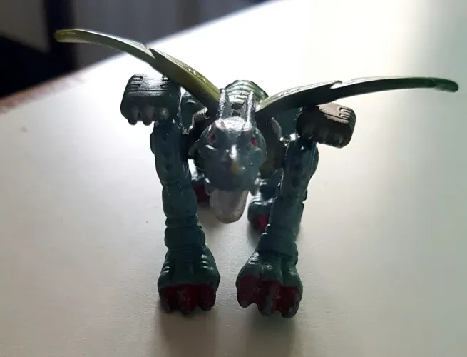 Digimon MetalGarurumon da linha Shodo Antigo 6 cm X 5cm