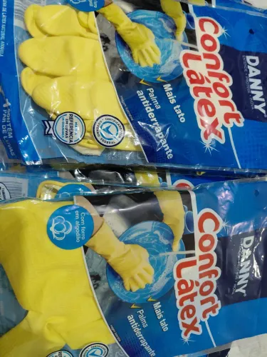 15 Pares de Luvas Confort Latex tam M