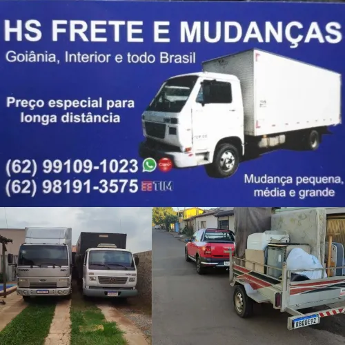 Mudanças e fretes Goiânia interior e todo Brasil 