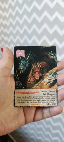 Carta Spellfire Tiamat - Item Raro de Colecionador - Draconomicon 44/100
