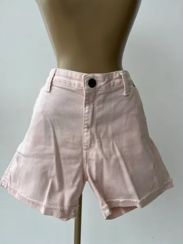Bermuda jeans rosa claro Dudalina