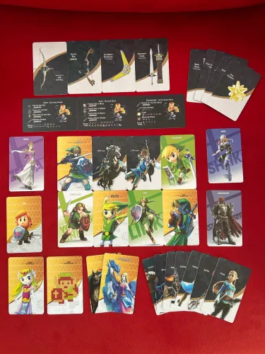 Amiibo cards Zelda