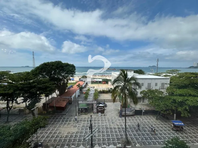 Apartamento com vista para o mar, 3 dormitórios, Pitangueiras, Guarujá