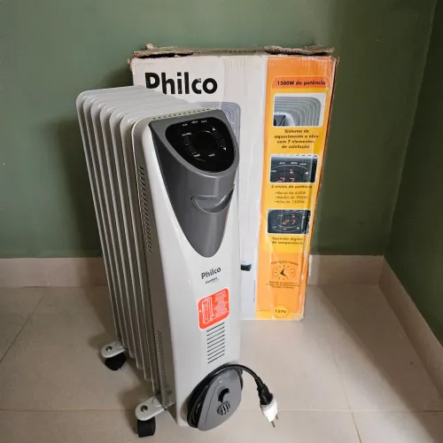 Aquecedor a Óleo Philco Comfort 1500W Digital com Timer + Caixa Original