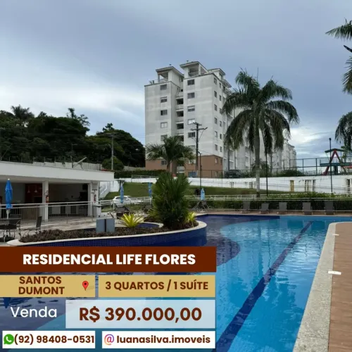 LIFE FLORES - Imóvel para venda  com 3 quartos em Flores - Manaus - AM