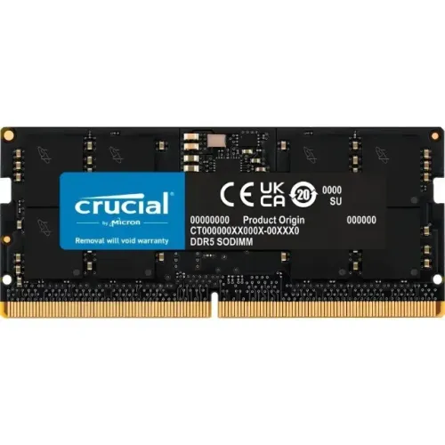 Memória Ram Para Notebook 16gb Ddr5 4800mhz CRUCIAL