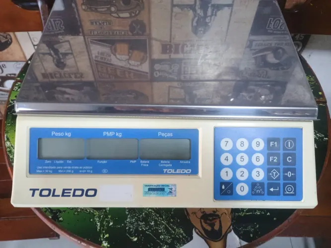 BALANÇA TOLEDO 30 KILOS CONTADORA