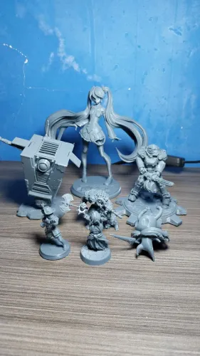 Action Figure e Miniaturas diversas - Feitas com impressão 3D resina resina, maiores: 50