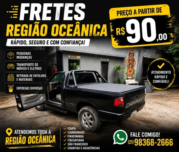 Fretes e mudanças região oceânica de Niterói