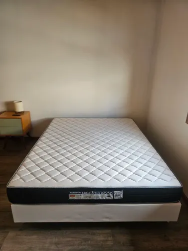 Cama Queen Ortobom Completa - Base Box + Colchão 