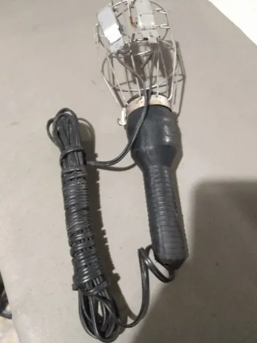 Antigo Pendente Luz Auto Vistoria Mecanico