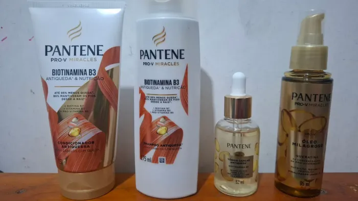 Kit 4 pantene biotinamina B3 novo na validade