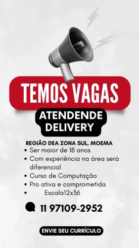 Atendente delivery