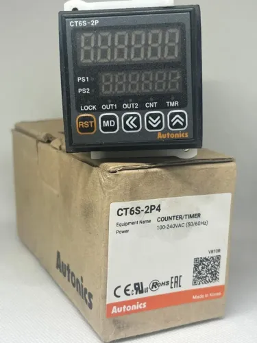 Temporizador/Contador Digital Autonics CT6S-2P4 - 6 Dígitos