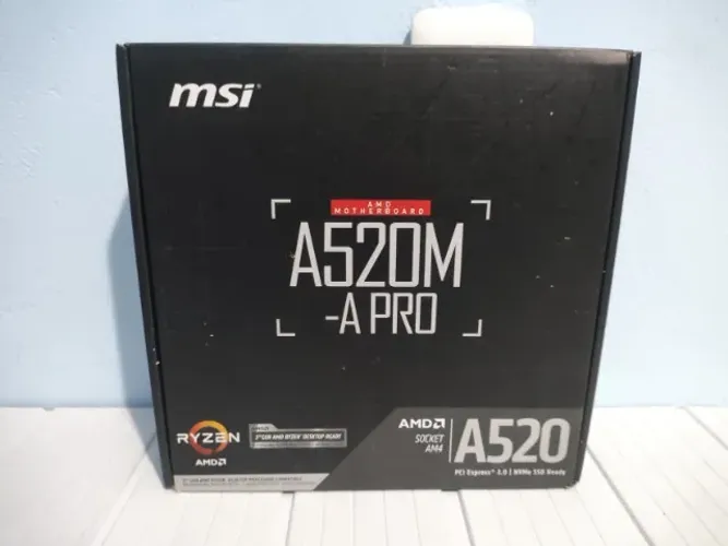 Placa Mae MSI A520M-A PRO AM4 DDR4 NVMe