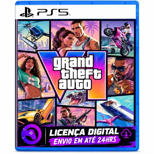 Grande Theft Auto 6 - MIDIA DIGITAL PS5 