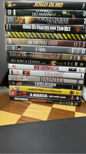 Lote 16 DVDs Originais Ação Suspense - Coleção Filmes