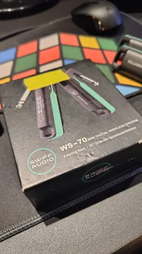 Sistema Sem Fio Swift Audio WS-70 para Guitarra/Violão - Excelente Estado