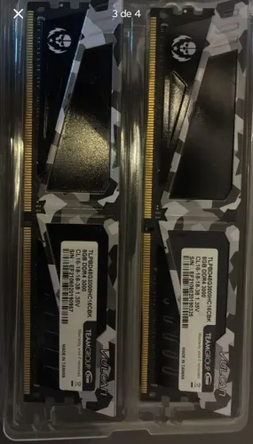 Memória team group t-force vulcan 8gb ddr4 3000 MHz só tem uma
