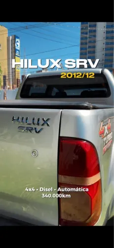Toyota Hilux CD SRV D4-d 4X4 3.0 TDI Diesel AUT 2012
