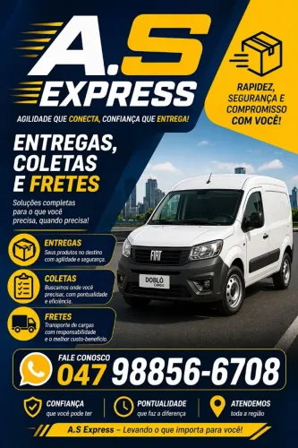 Entregas e fretes.